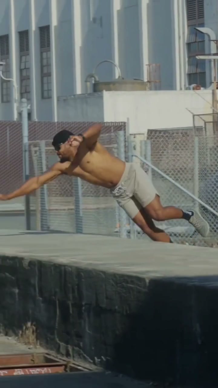 Industrial Rooftop Parkour